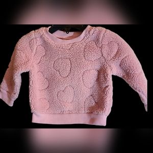 Baby Cat & Jack size 6-9M pink sweater